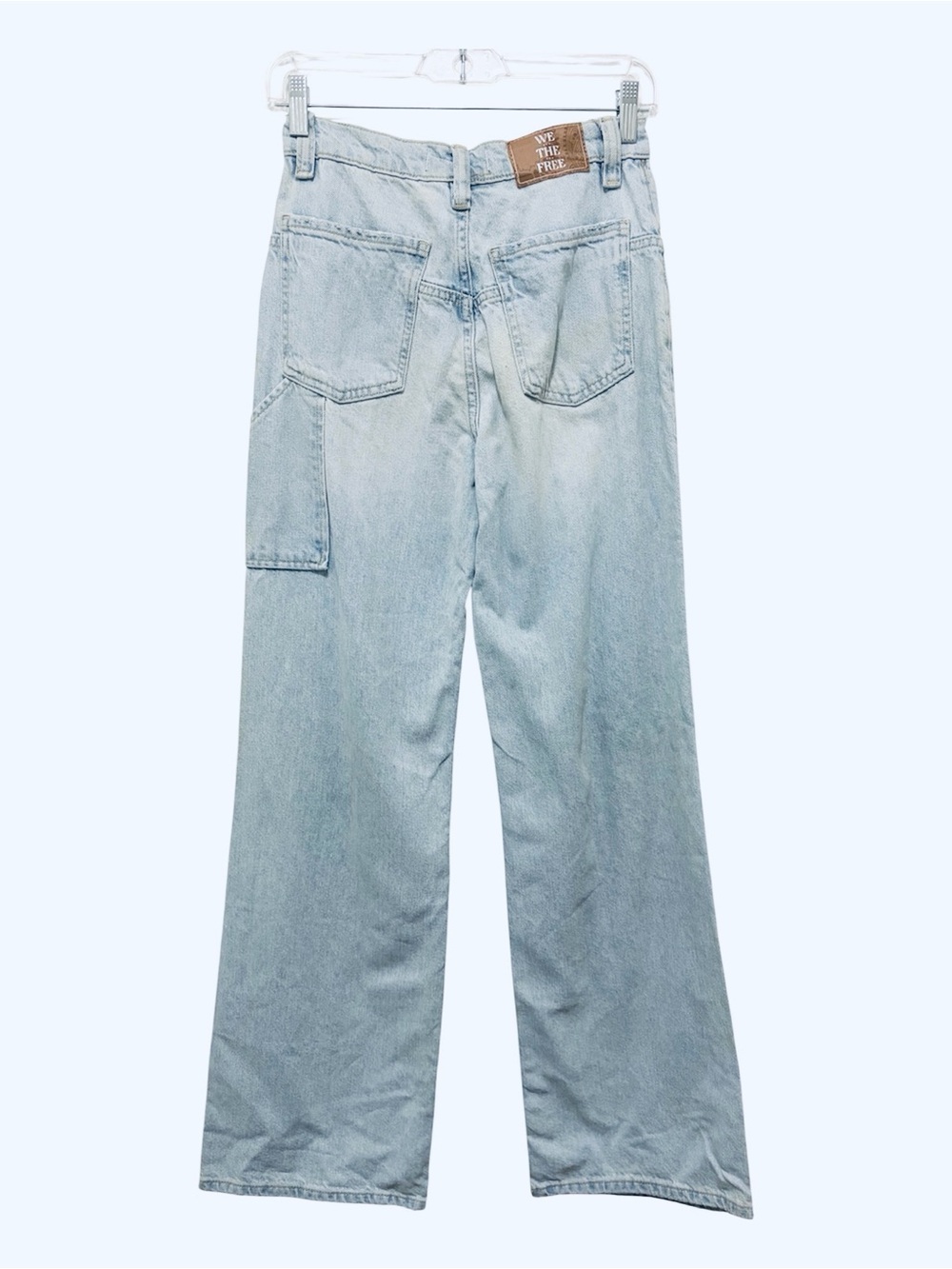 Free People We The Free Tinsley Baggy High Rise Straight Jean Sz.26 - Picture 7 of 9